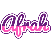 Afrah cheerful logo