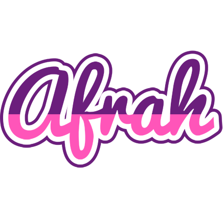 Afrah cheerful logo