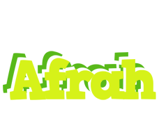 Afrah citrus logo