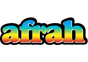Afrah color logo