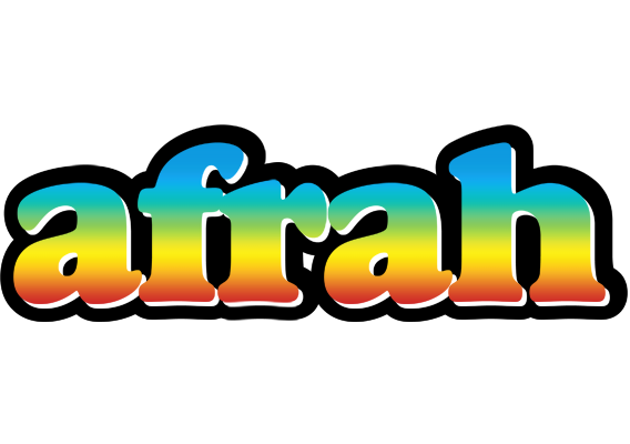 Afrah color logo
