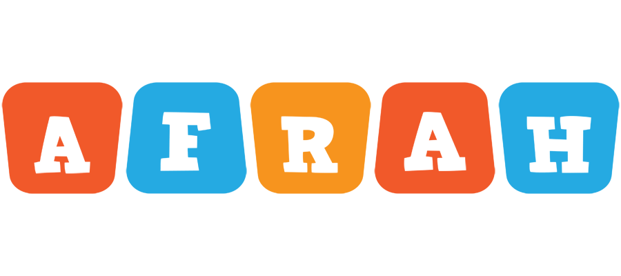 Afrah comics logo