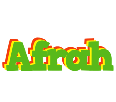 Afrah crocodile logo