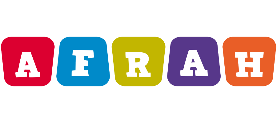 Afrah daycare logo