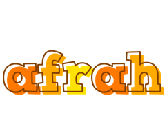 Afrah desert logo
