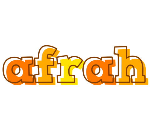 Afrah desert logo