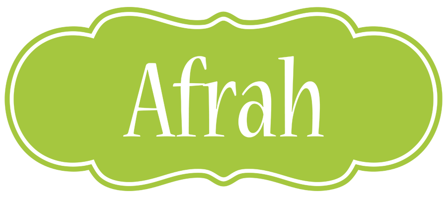 Afrah family logo