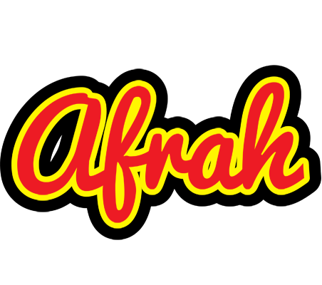 Afrah fireman logo