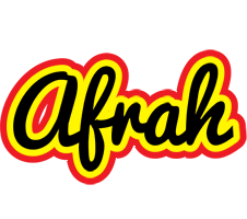 Afrah flaming logo