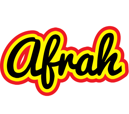 Afrah flaming logo