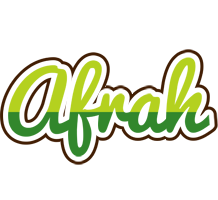 Afrah golfing logo