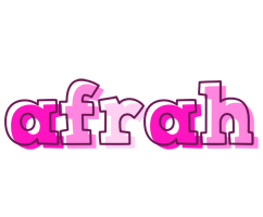 Afrah hello logo