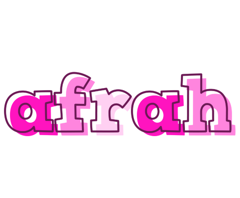Afrah hello logo