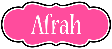 Afrah invitation logo