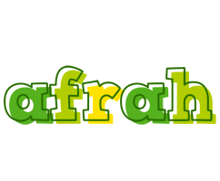 Afrah juice logo