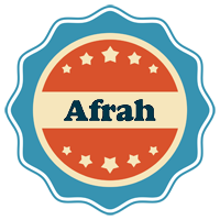 Afrah labels logo