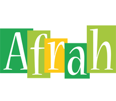 Afrah lemonade logo