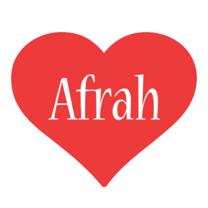Afrah love logo