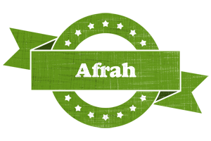 Afrah natural logo
