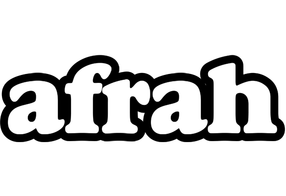 Afrah panda logo