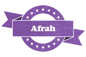 Afrah royal logo