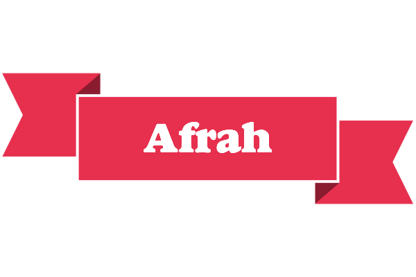 Afrah sale logo