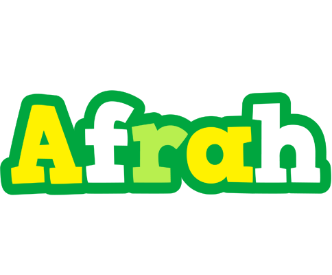 Afrah soccer logo