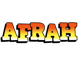 Afrah sunset logo
