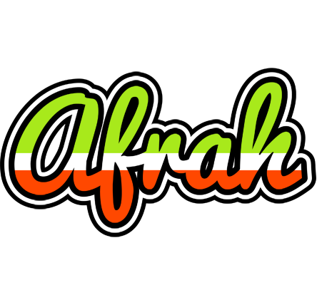 Afrah superfun logo