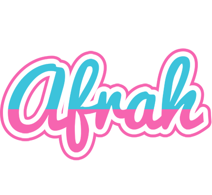 Afrah woman logo