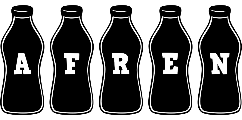 Afren bottle logo