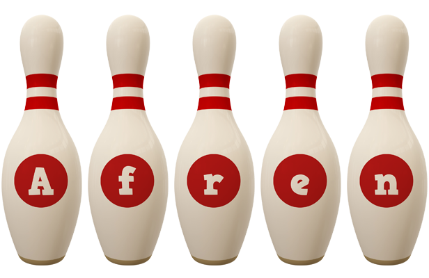Afren bowling-pin logo