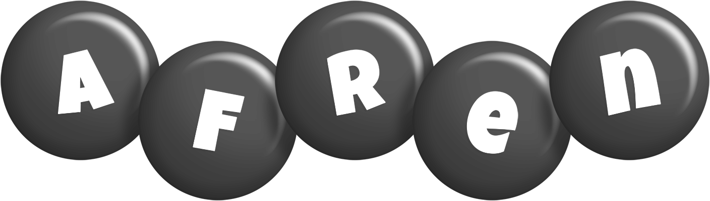 Afren candy-black logo