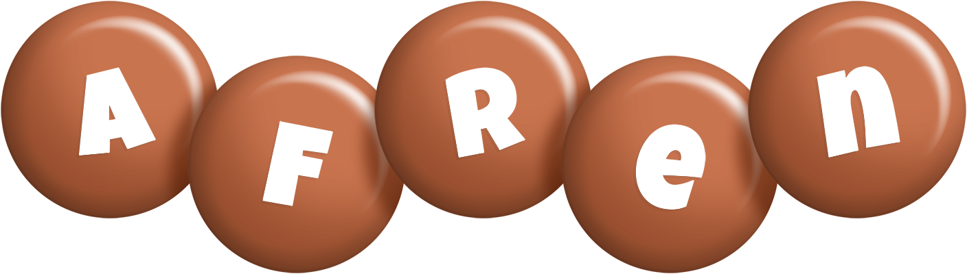 Afren candy-brown logo