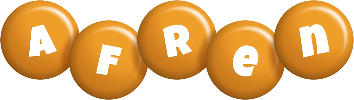 Afren candy-orange logo