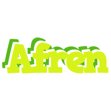 Afren citrus logo