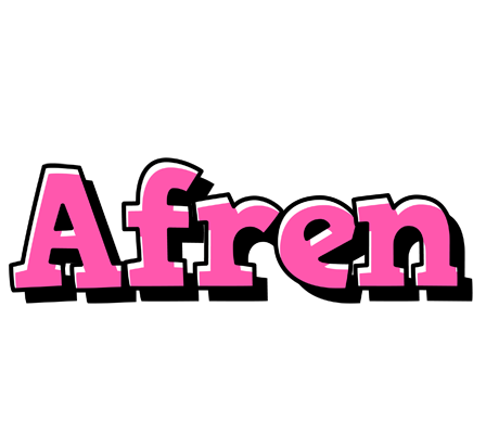 Afren girlish logo