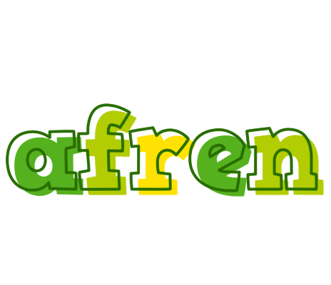 Afren juice logo