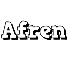 Afren snowing logo