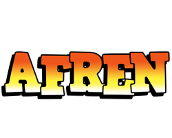 Afren sunset logo