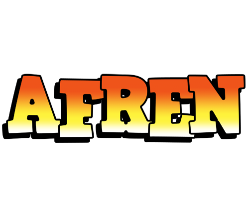 Afren sunset logo