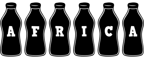 Africa bottle logo