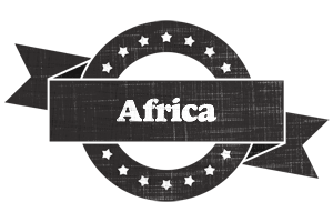 Africa grunge logo