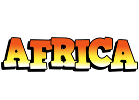 Africa sunset logo
