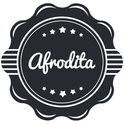Afrodita badge logo