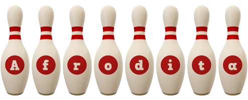 Afrodita bowling-pin logo