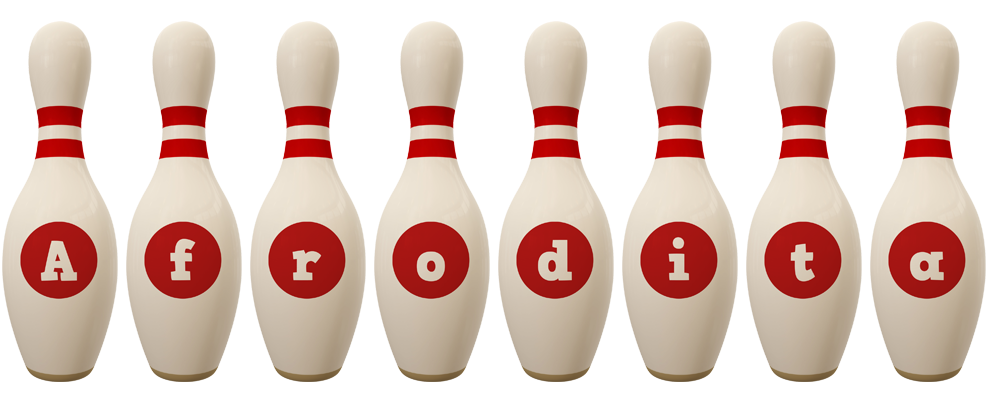 Afrodita bowling-pin logo