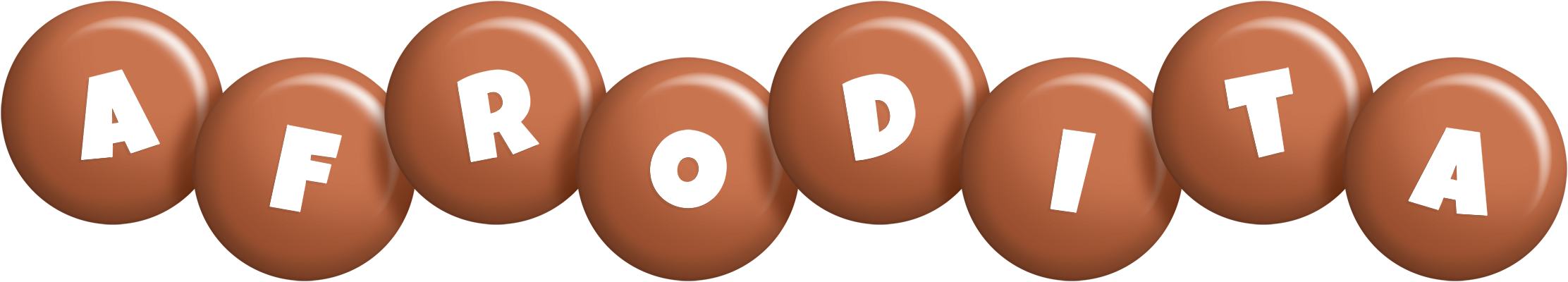 Afrodita candy-brown logo