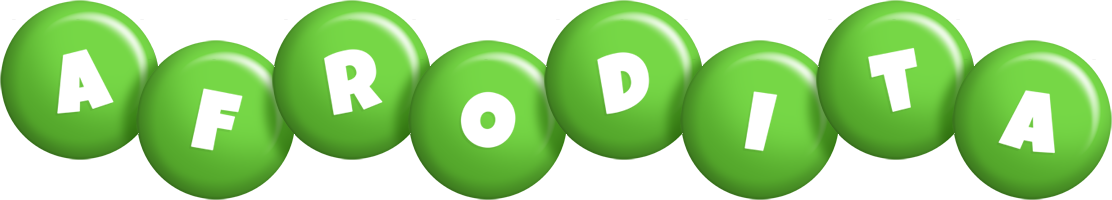 Afrodita candy-green logo