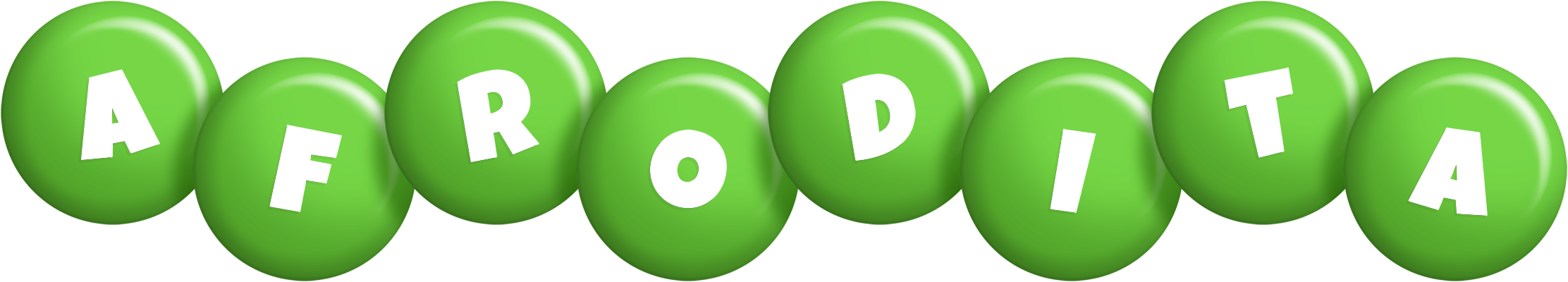 Afrodita candy-green logo